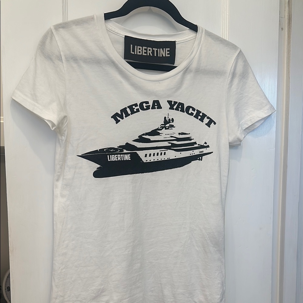 Libertine White Mega Yacht T-Shirt XS